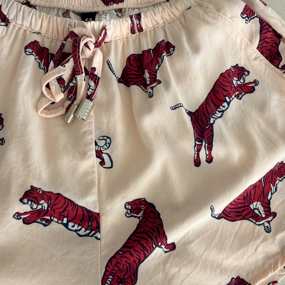 Light Pink Tiger Print Short Shorts - Picture 4 of 8